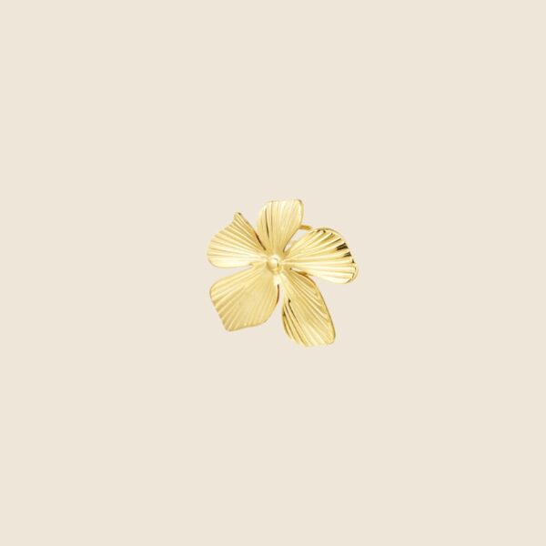 Flower dance ring gold