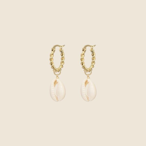 Sea yourself earrings gold