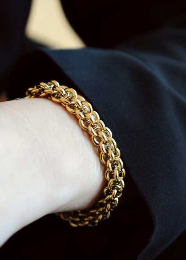 Through the night bracelet (big) - gold - Image 2