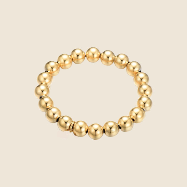 Bubble bracelet large - gold - Image 3